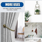 ARNORX Curtain Holdbacks, Decorative French Ball End, Curtain Drapery Holdbacks - Image 5