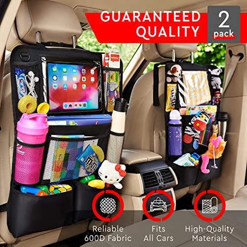 Helteko Backseat Car Organizer, Kick Mats Back Seat Protector - Image 2