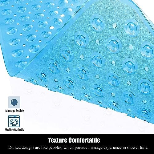 Bathtub and Shower Mats, 28 x 15 Inch Non-Slip Bath Mat, Machine Washable Bath - Image 5