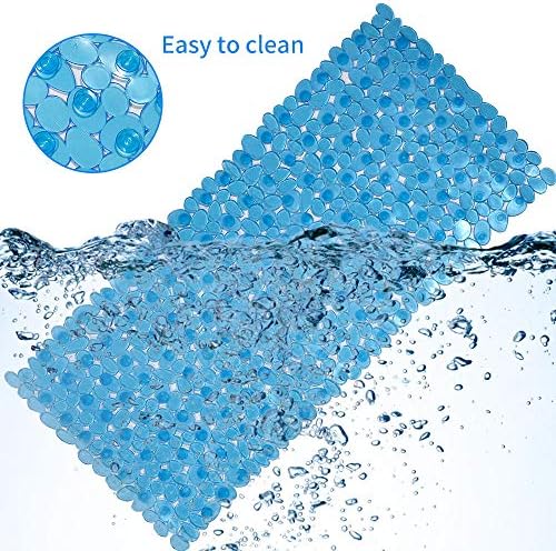 Pebble Shower Mat Non Slip Tub Mat 35"X16" - Image 3