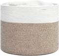 Goodpick Woven Rope Basket for Blankets Fit Nursery & Living Room by Goodpick