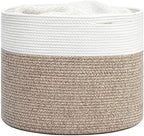 Goodpick Woven Rope Basket for Blankets Fit Nursery & Living Room by Goodpick