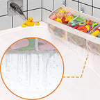 Bath Toy Storage Organizer for Tub – 3 Compartment Bath Toy Organizer, Large - Image 3