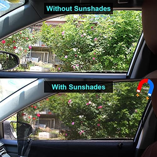 Ovege Car Window Shades Magnetic 2pcs Universal Car Window Screen Mesh Side - Image 5