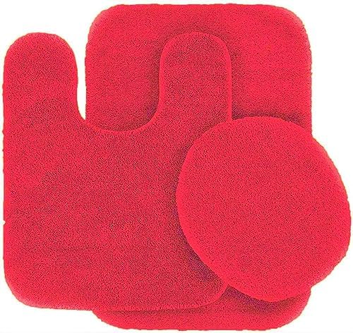 #6 Bath Mat, Contour Mat, and Lid Cover, by Unknown