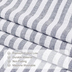 ASPMIZ Farmhouse Cotton Linen Swag Valances - Image 6