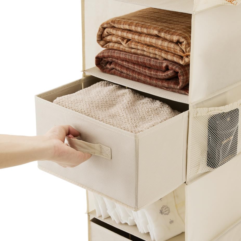 MAX Houser 2 Drawer Hanging Closet Storage Organizer - Image 4