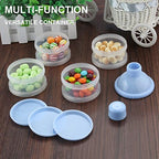 Accmor Formula Dispenser On The Go, 4 Compartments Stackable Formula Container - Image 3