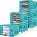 Storage Bags 100L 6Pack Clothes Organization and Storage Containers by WiseLife