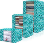 Storage Bags 100L 6Pack Clothes Organization and Storage Containers by WiseLife