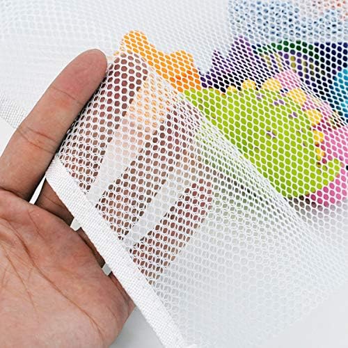 DEALPEAK Bath Toy Organizer Mesh Bag Baby Bathtub Hanging Storage Bag Quick - Image 5