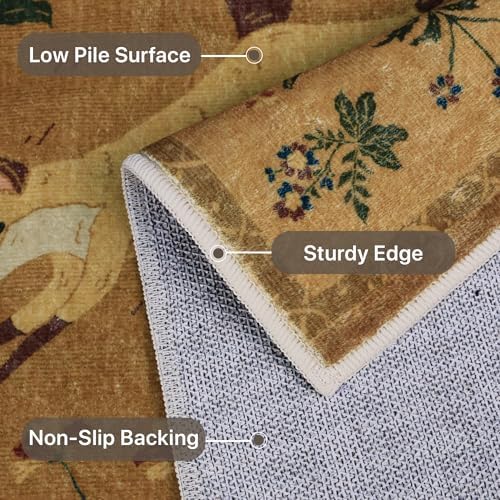 BESBLEE 8X10 Area Rug for Living Room, Animal Washable Non Slip - Image 7