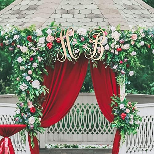 Cursive Wooden Letters R for Wall Decor Large Wood Monogram Letters 14 Inch - Image 5