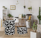 Rectangle Cow Basket Cow Print Storage Bins Cute Canvas Organizer Bin - Image 2