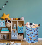 Kids Boys Hamper, Kids Laundry Basket Collapsible Monster Truck Storage Baskets - Image 4