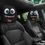 Funny Cartoon car headrest Cover, 2 Pieces Set of Cute Funny Eyes, Suitable by Unknown