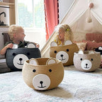 CherryNow Large Baby Basket for Gifts Empty, Cute Bear Design - Image 7