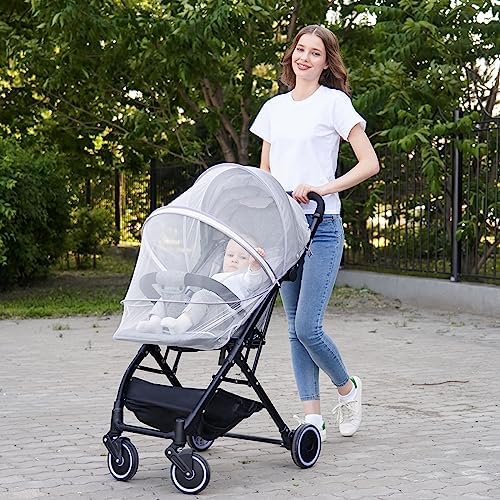 DUOMI Mosquito Net for Stroller, Encrypted Stroller Mosquito Net Full Cover - Image 6