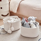R RUNKA 3 Pack Storage Basket for Cabinet and Toy Organization - Image 6