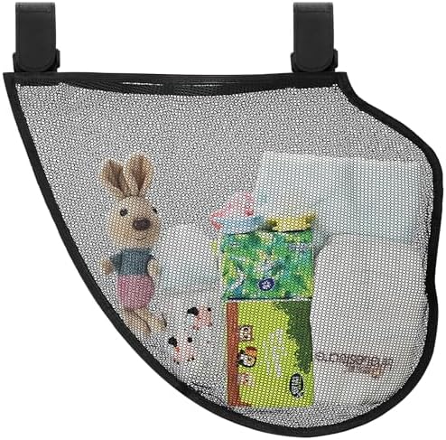 Accmor Universal Stroller Organizer, Side Sling Stroller Organizer, Mesh Cargo - Image 5