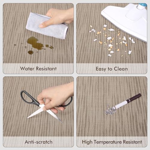 Blvornl Office Chair Mat for Hardwood Floor, Computer Chair Mat - Image 4