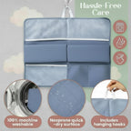 2inch Extra Thick Baby Bath Kneeler and Elbow Rest Pad Set + Hooded Towel - Image 6