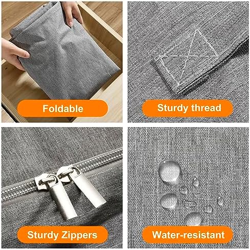 3 Pack 105L Comforter Storage Bags, Extra Large Blanket Storage Bags - Image 6