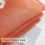MIULEE Burnt Orange Fall Window Valance 1 Panel 60W x 18L - Image 3