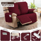 Genina Waterproof Loveseat Recliner Cover Non-Slip, Sofa Cover - Image 3