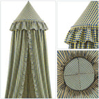 SmoothNovelty Gingham Plaid Bed Canopy - Image 7