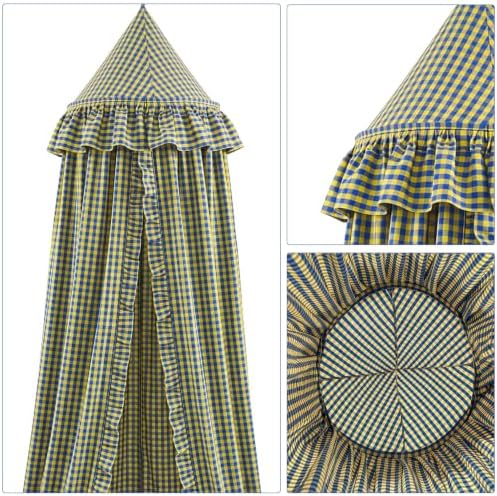 SmoothNovelty Gingham Plaid Bed Canopy - Image 7