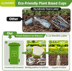 500P 3OZ Bathroom Cups for Bathroom Eco Friendly Biodegradable Compostable Cup - Image 3