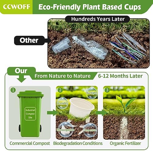 500P 3OZ Bathroom Cups for Bathroom Eco Friendly Biodegradable Compostable Cup - Image 3