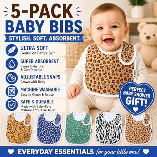 KiddyStar Premium Organic Cotton Bibs - Image 2