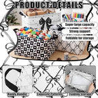4 Pcs Coquette Black Bow Storage Basket - Image 3