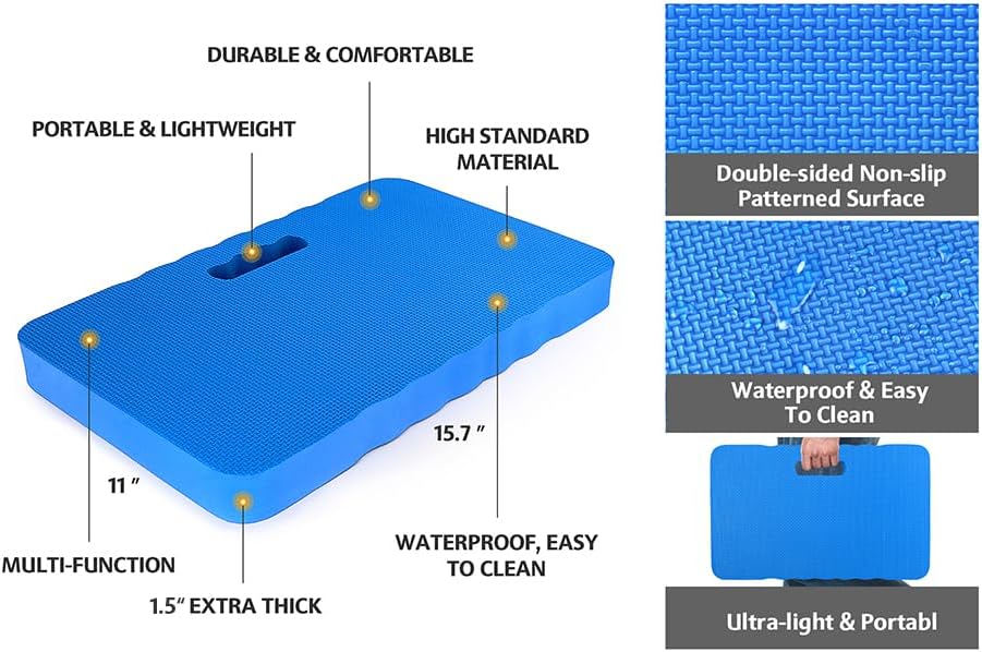 HOOPLE Extra Thick Kneeling Pad 1.5 Inch, Large Foam Kneeling Cushion - Image 3