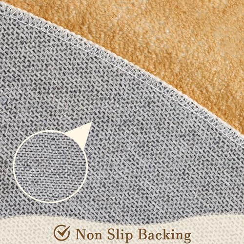 Topotdor Round ABC Area Rug, 71 Inch Soft Floor Carpet - Image 6