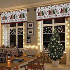 Merry Christmas Valance Kitchen Curtains - Image 4