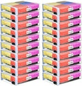 Kenning 20 Pcs Clear Zippered Storage Bags by Kenning