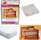 Deluxe Vinyl Zippered Crib Mattress Cover Full Encasement 28" x 52" Standard by DependableIndustries