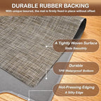 Office Chair Mat for Hardwood Floor, Heavy Duty Textilene Floor Protector for - Image 3