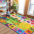 BENRON 4x6 Kids Rug for Playroom Classroom, Fun Play Mat by BBENRON