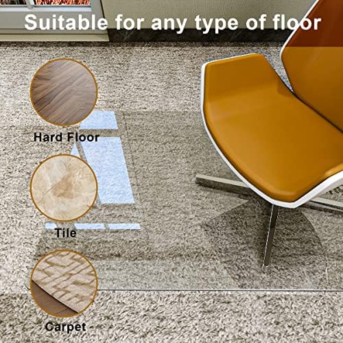 GLSLAND 36" x 46" Office Chair Mat - Image 4