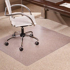 ES Robbins High Pile Carpet Chair Mat, Rectangle 46"x60" Beveled Edge - Image 5