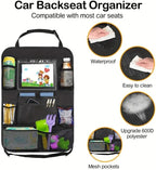 Car Backseat Organizer, Kids Seat Pockets, Back Seat Protector, Durable Strong - Image 5