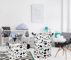 Cow print Laundry Basket Baby Laundry Basket Nursery Hamper Kids Baby Laundry - Image 6