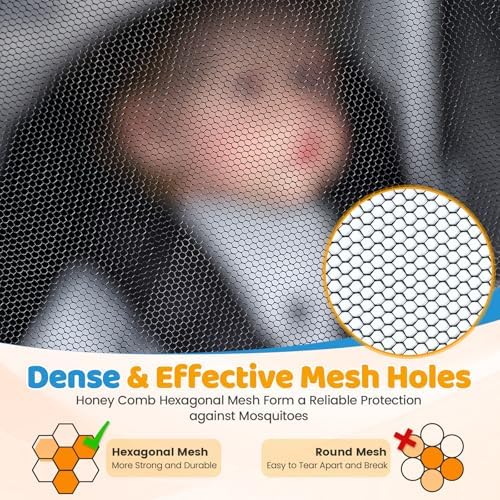 Orzbow Mosquito Net for Baby Stroller Wagon - Image 2