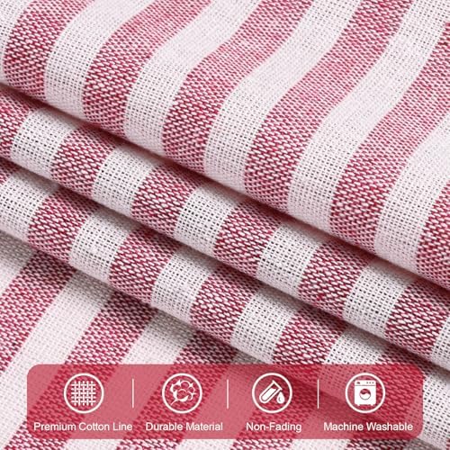 ASPMIZ Farmhouse Cotton Linen Swag Valances - Image 6