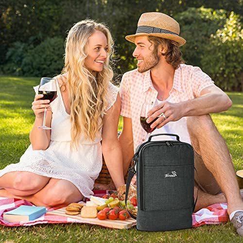 Tirrinia 2 Bottle Wine Cooler Bag Tote - Image 5