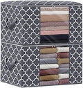 Storage Bags 100L 2Pack Clothes Organization and Storage Containers by WiseLife